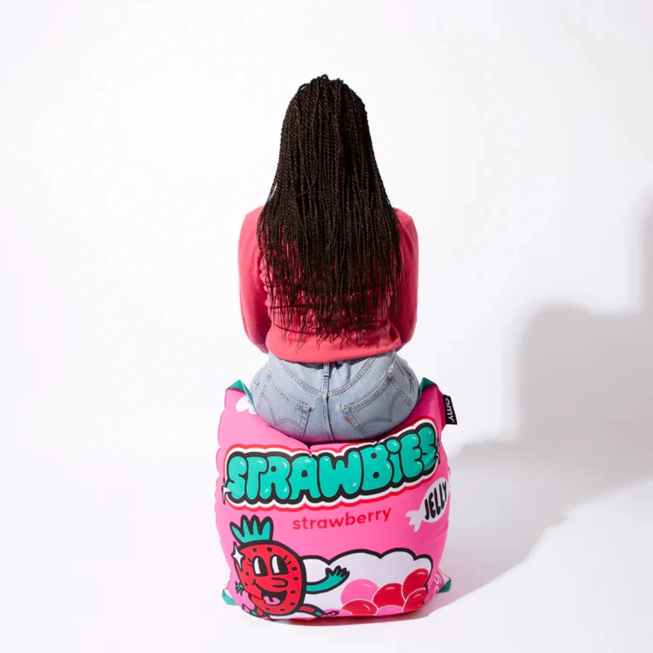 Enfant OMY Déco & Luminaires Enfants^Coussin géant gonflable - Strawbies