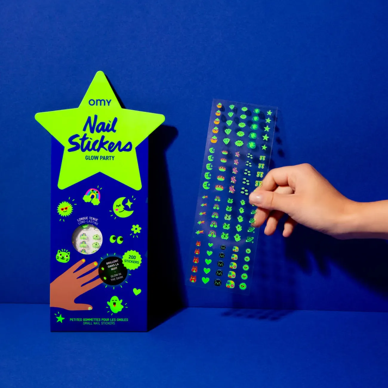 Enfant OMY Jouets Et Coloriages | Jeux & Fun^Nails stickers - Glow party
