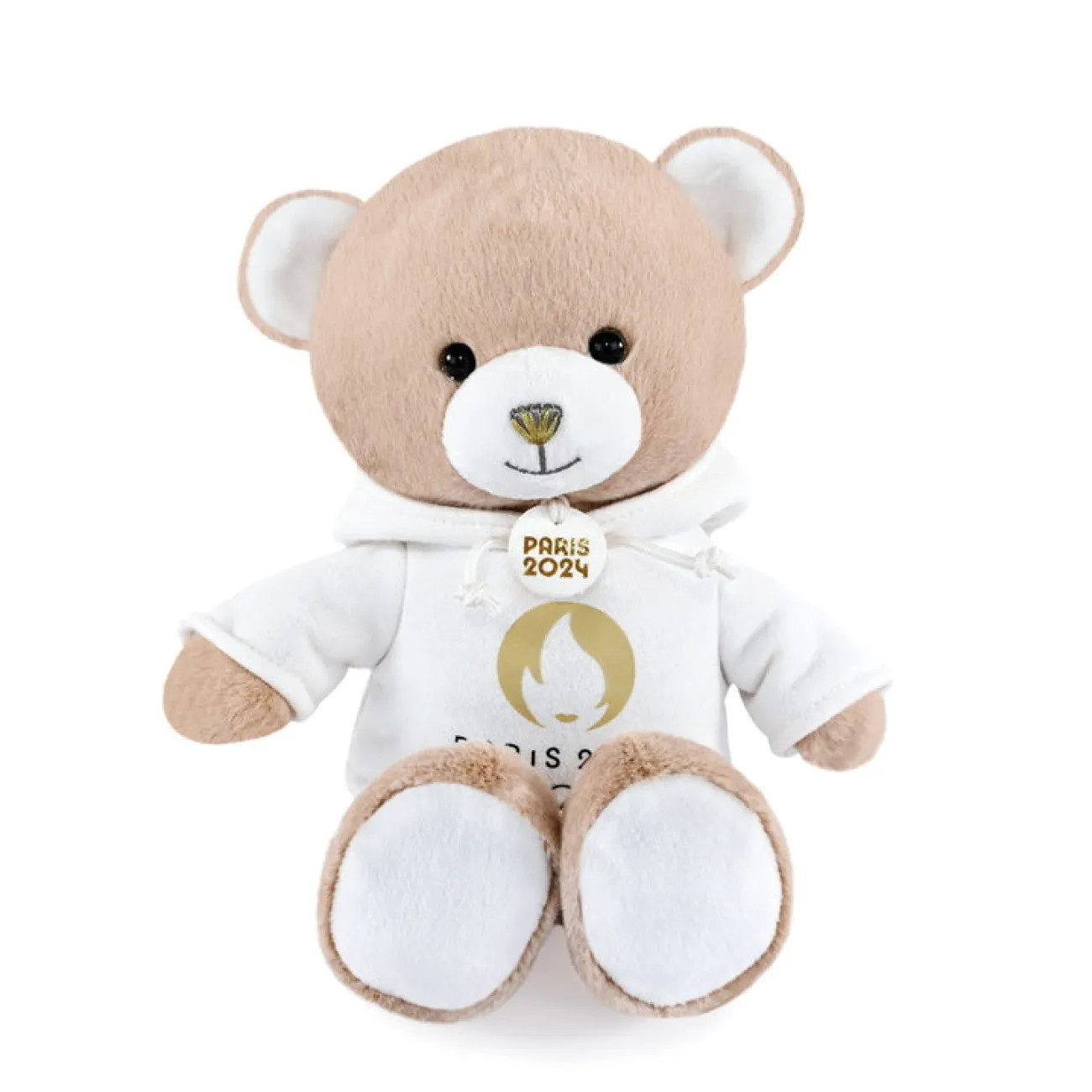 Enfant Doudou & Compagnie Peluches, Figurines Et Tirelires^Ours en peluche sweat Jeux Olympiques 2024 h.25 cm