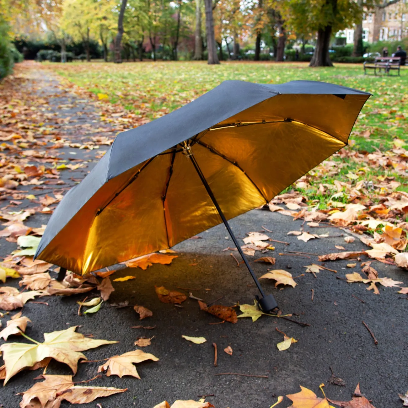 SUCK UK Accessoires (Porte-Clés, Parapluies)^Parapluie - Noir et Or
