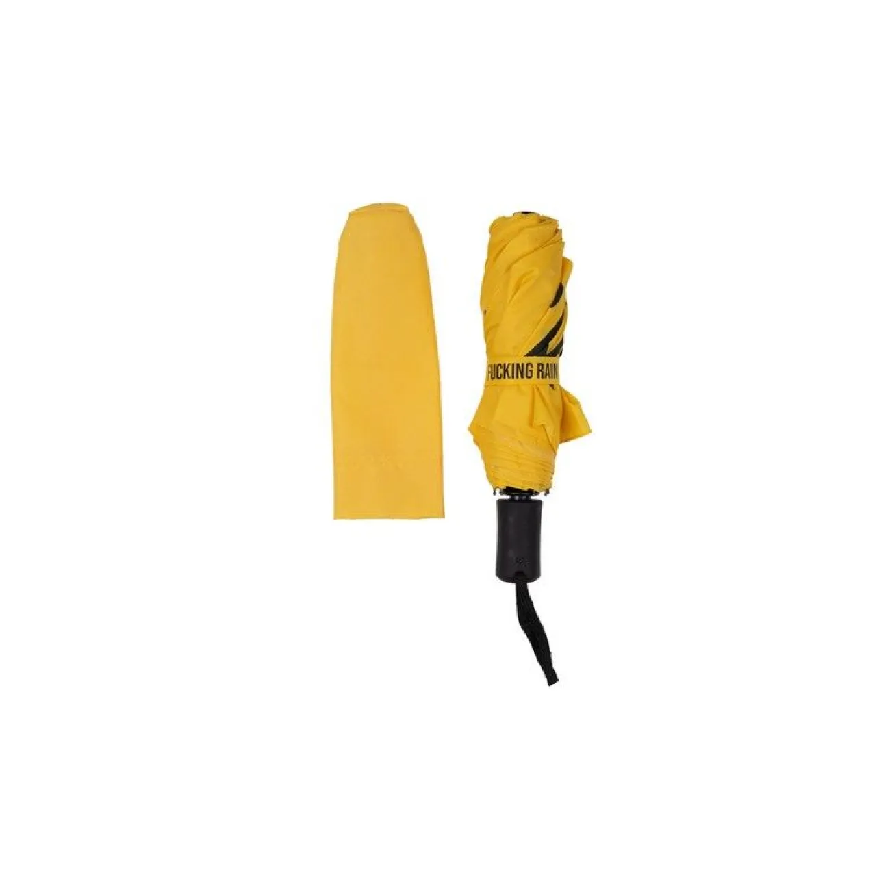 FISURA Accessoires (Porte-Clés, Parapluies)^Parapluie de poche Fucking rain jaune