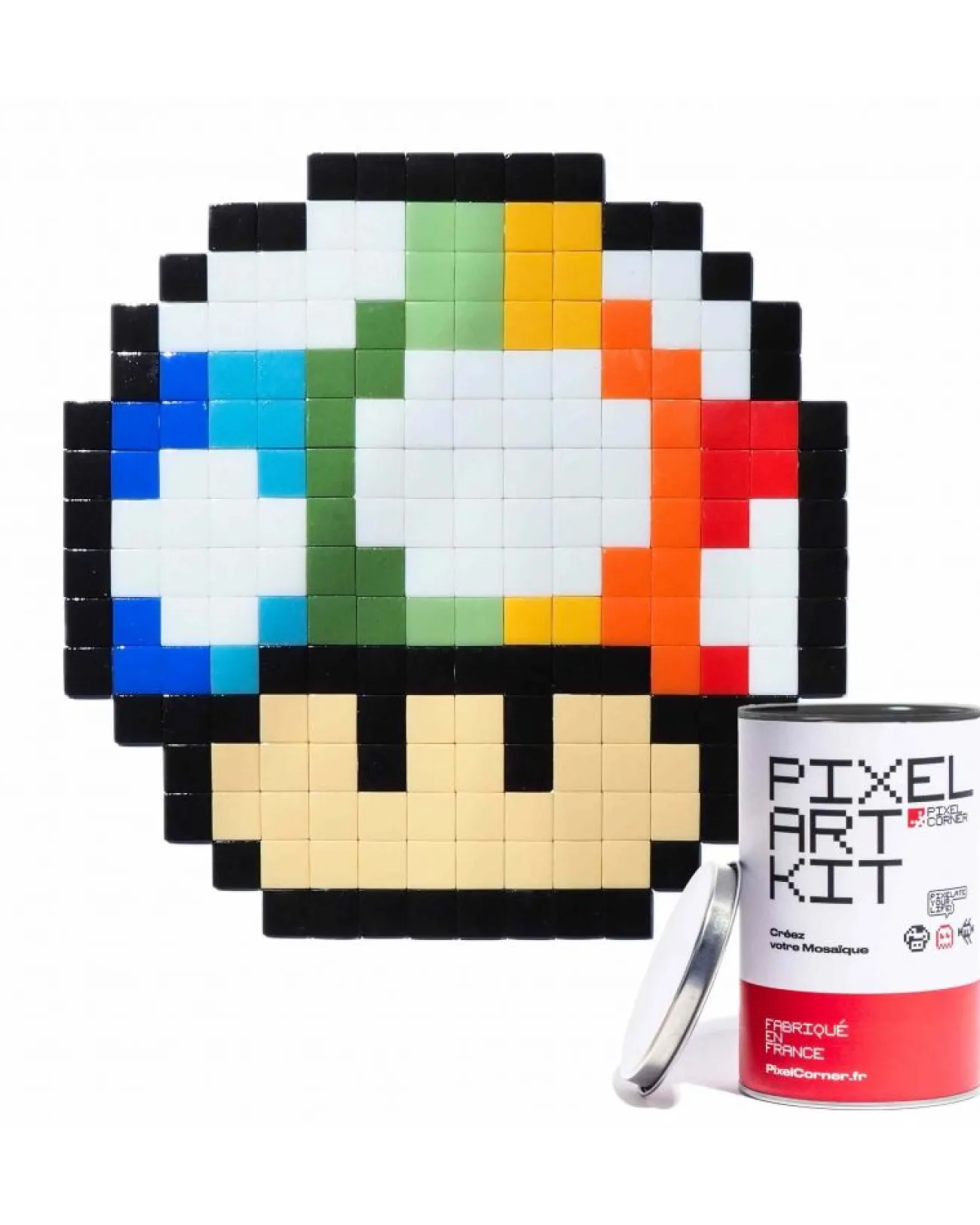 KUBBICK Affiches, Décos Murales^Pixel Art kit - Shroom