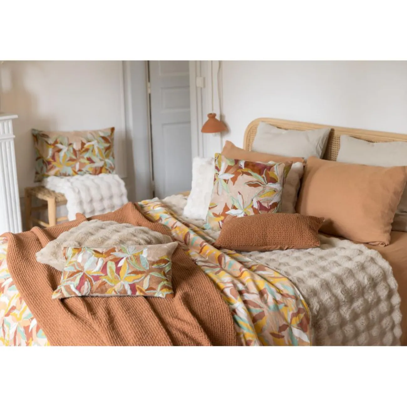VIVARAISE Tapis, Plaids & Coussins^Plaid Berton - naturel