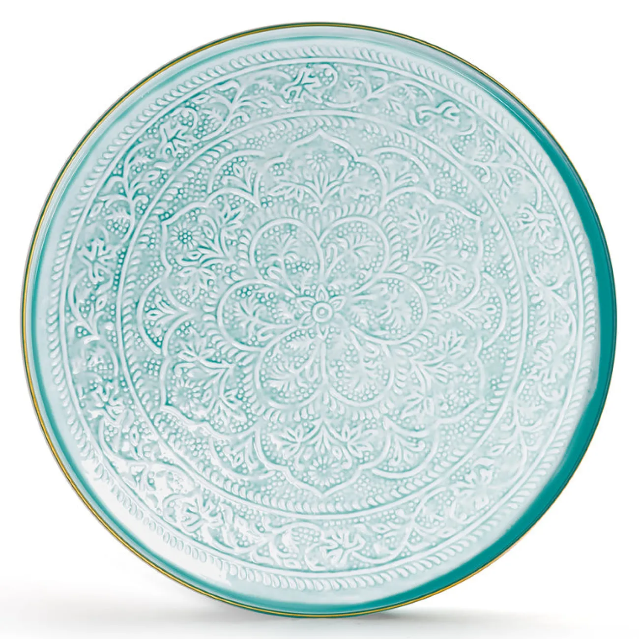 RYON DISTRIBUTION Plateaux Berbères^Plateau Berbère Ø 60 cm - bleu clair