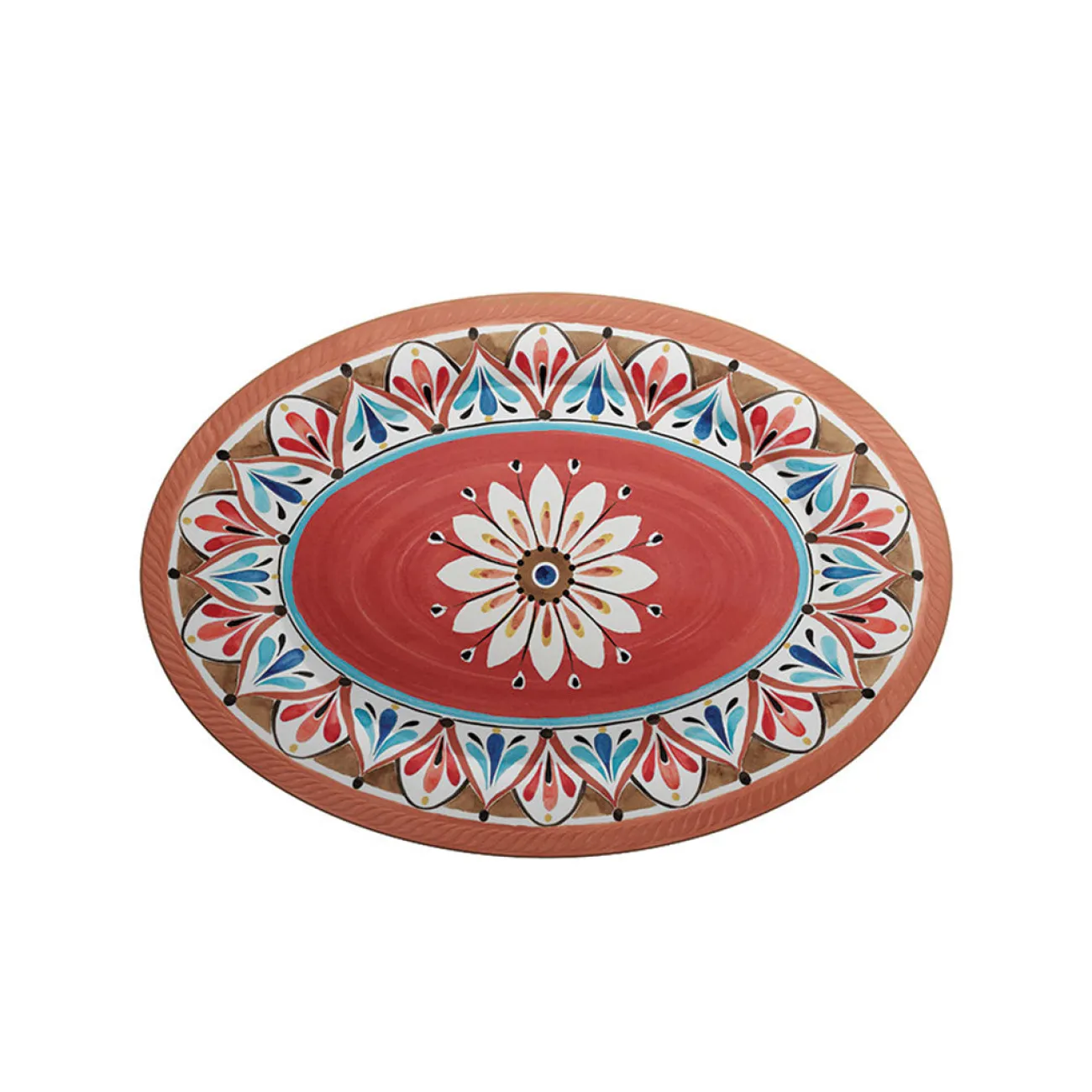 SERAFINO ZANI Plats Et Assiettes^Plateau ovale mélamine 36 cm - Madrid