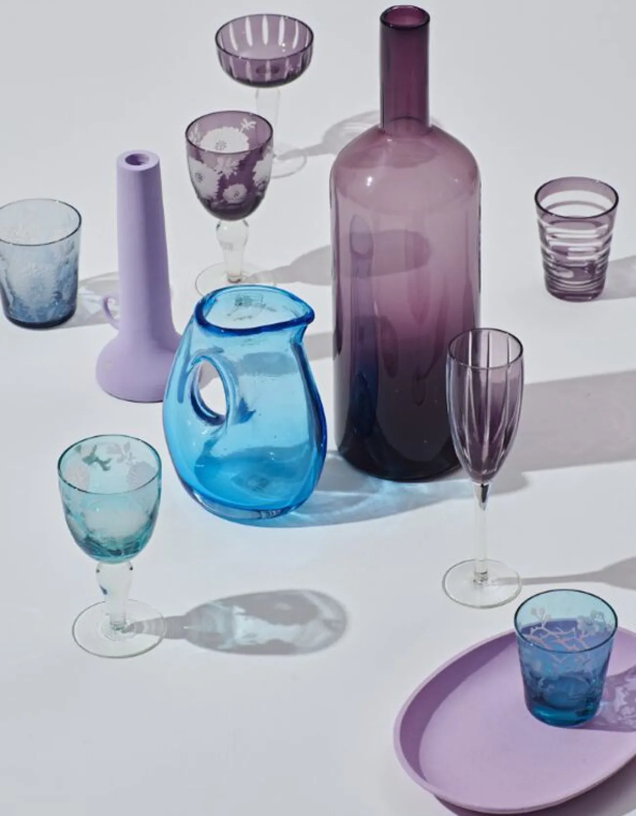 POLSPOTTEN Carafes Et Bouteilles^Pols Potten Carafe verre h.22 cm  - vert