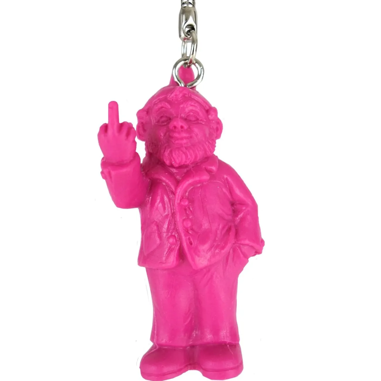 MAISENBACHER CHRISTO Accessoires (Porte-Clés, Parapluies) | Nains Doigt D'Honneur^Porte-clés Nain Doigt d'Honneur - rose
