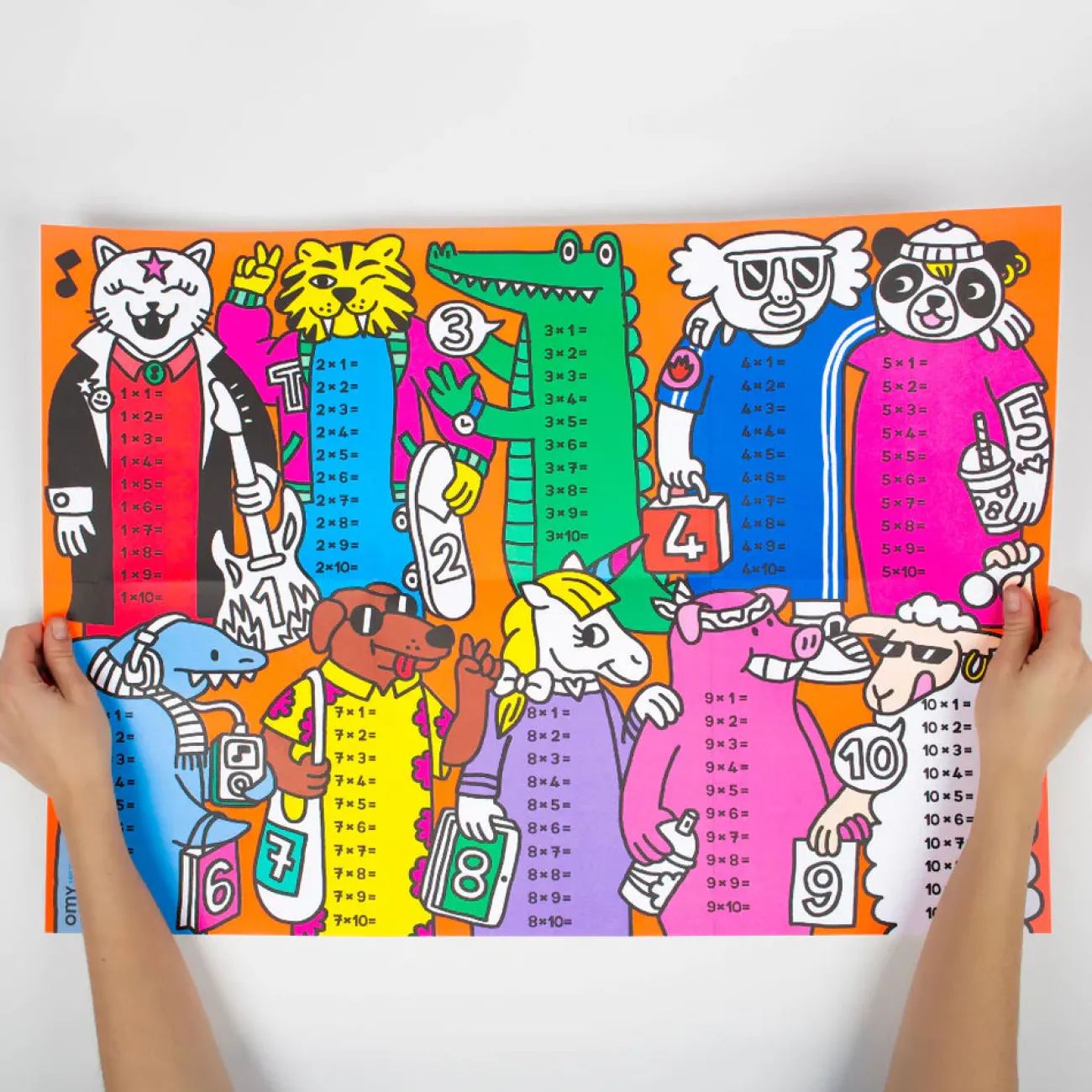 Enfant OMY Jouets Et Coloriages | Jeux & Fun^Poster - School - Multiplications