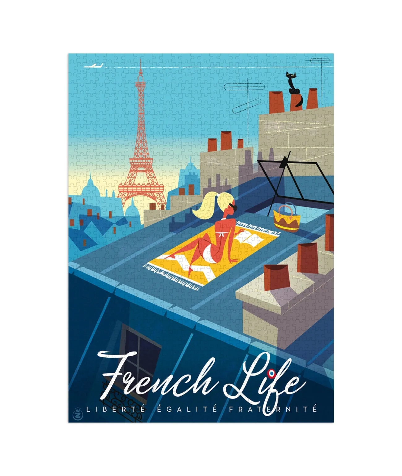 IMAGE REPUBLIC Jeux & Fun^Puzzle 1000 Pcs - Monsieur Z  - French Life