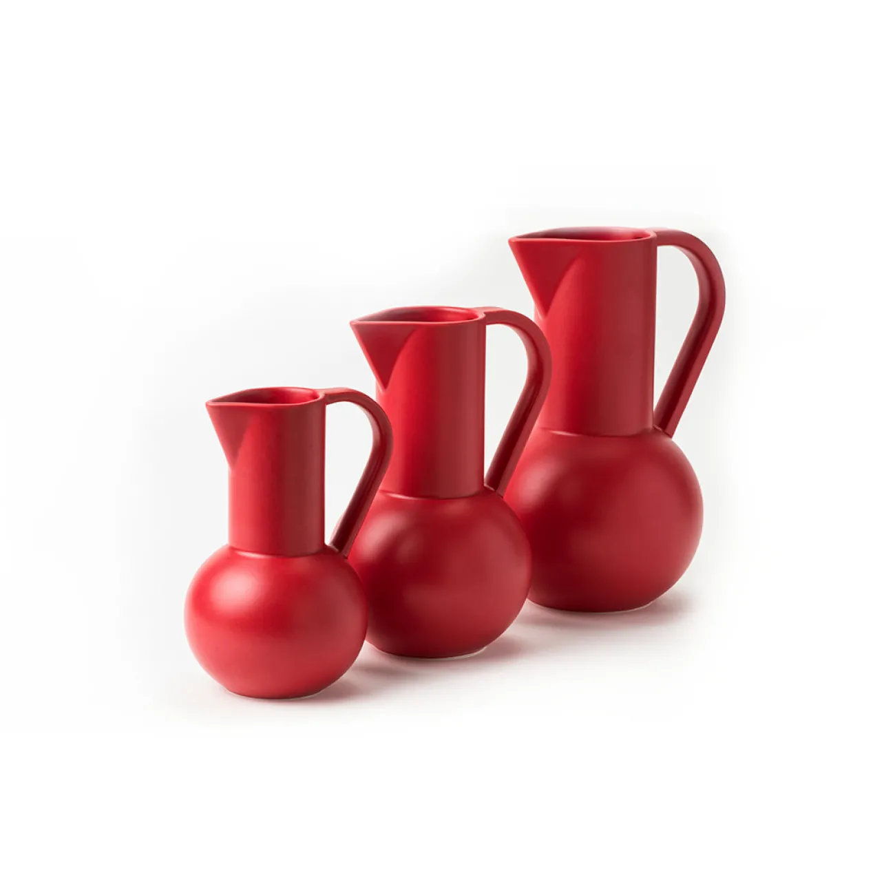 RAAWII Carafes Et Bouteilles^- Carafe Strøm L H 28 CM - Rouge Salsa
