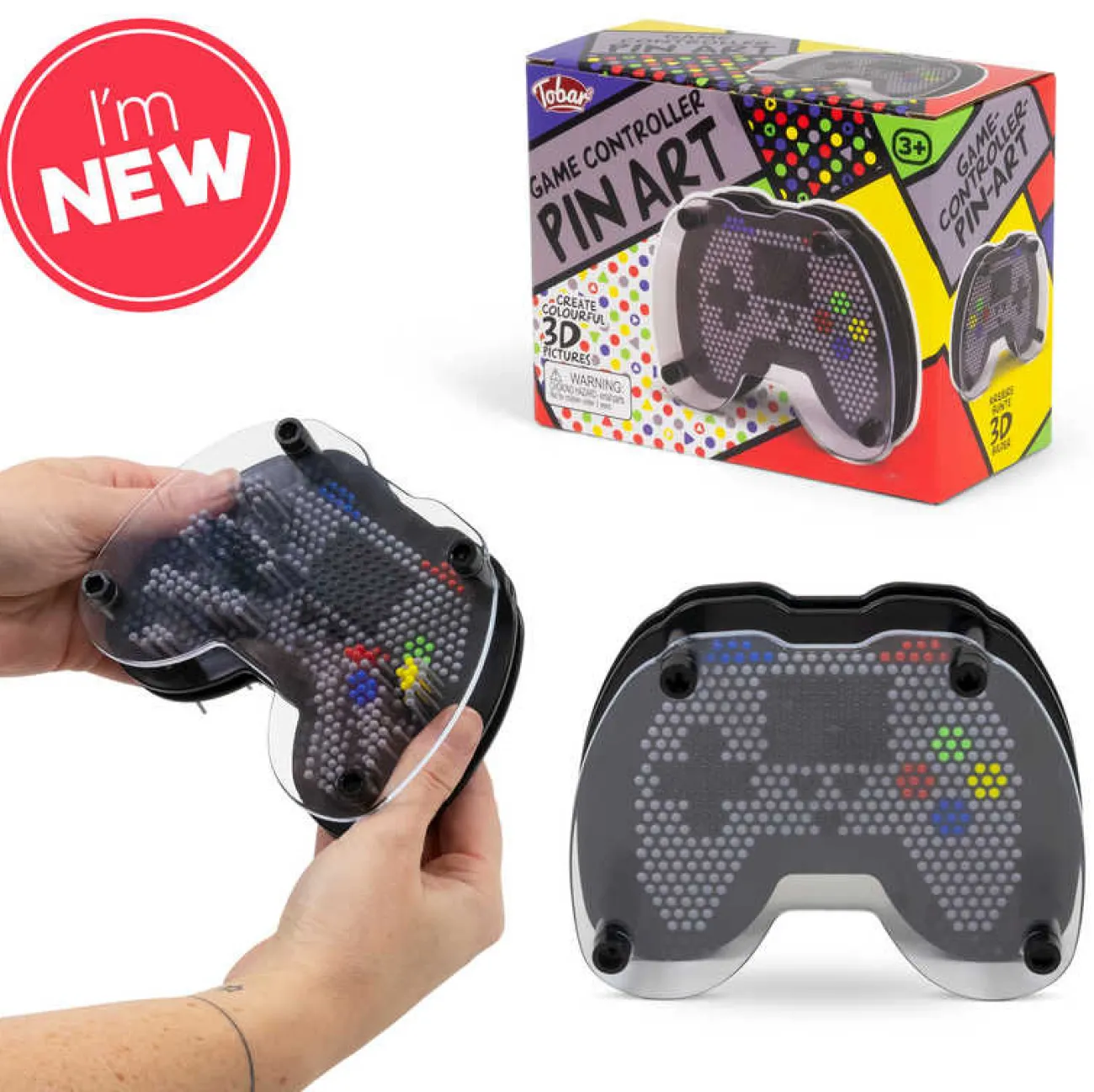 Enfant TOBAR LTD Jouets Et Coloriages | Jeux & Fun^Sculpture Clous 3D - Manette