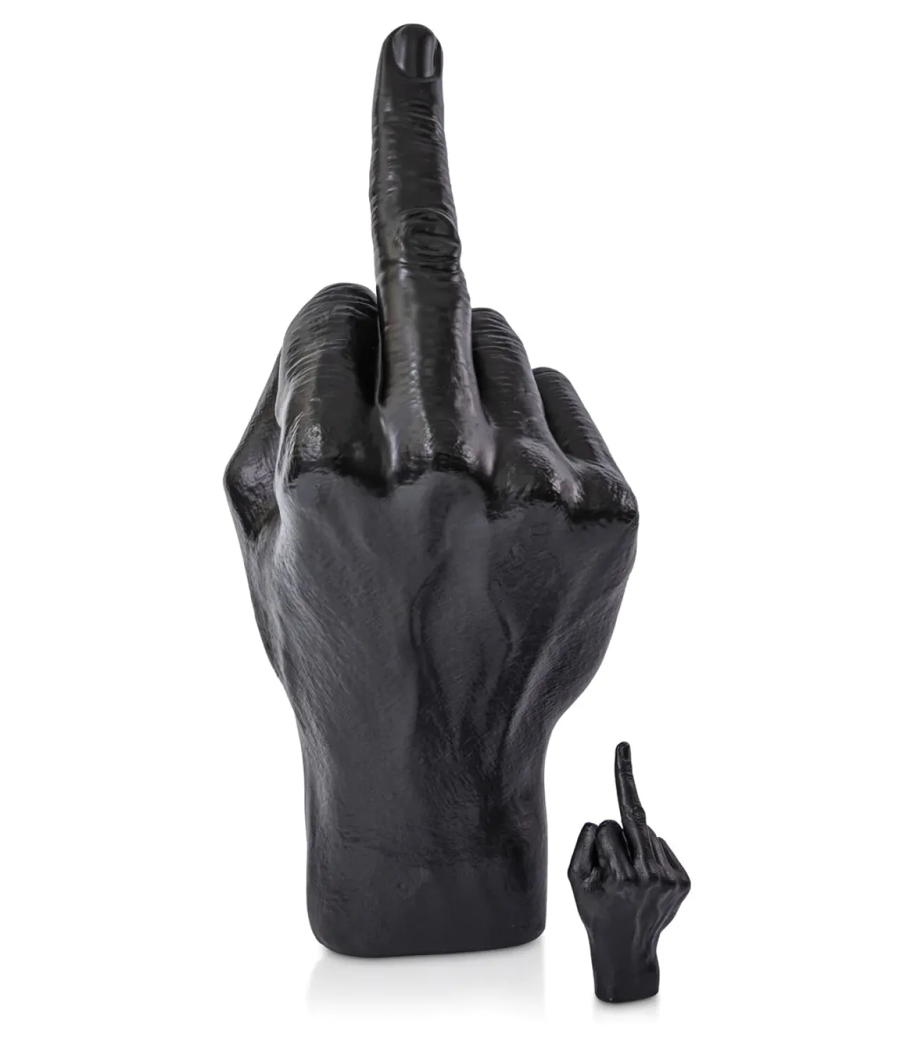 BITTEN Petits Objets Décoratifs^Sculpture symbole main XXL - The finger noir