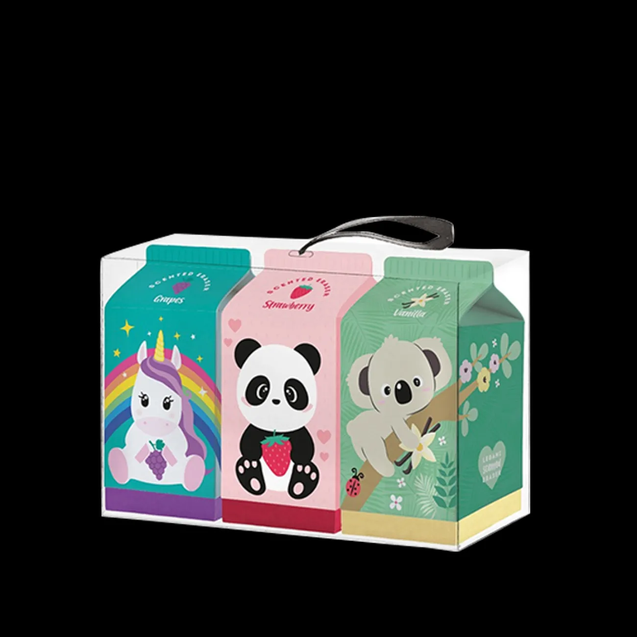 Enfant LEGAMI Papeterie^Set de 3 gommes parfumées- Yummy