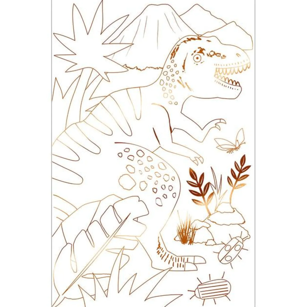 Enfant MERI MERI Jouets Et Coloriages^Set de 2 Posters à Colorier - Dinosaures