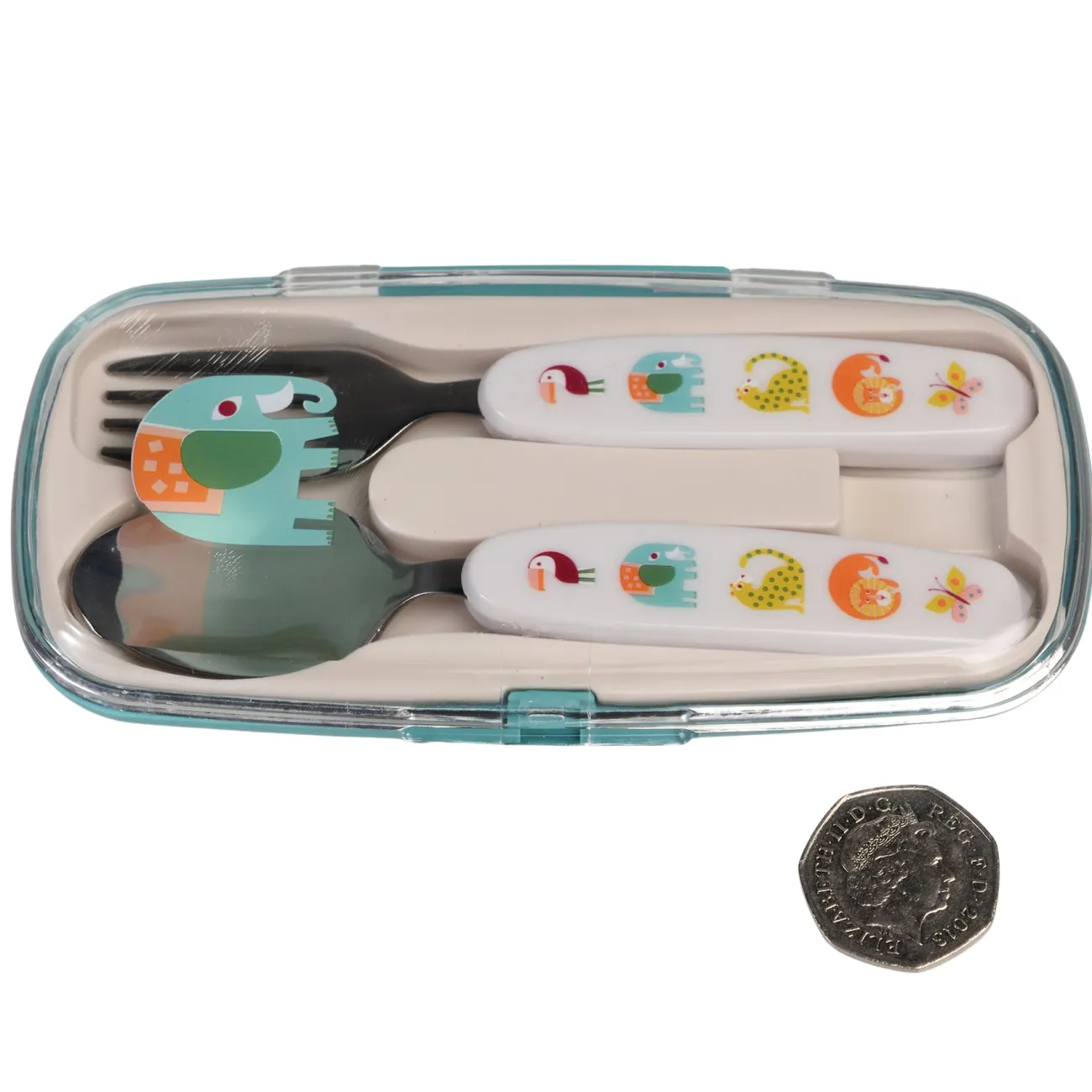 Enfant rex Vaisselle Enfants | Gourdes & Cuisine Nomade^Set de couverts pour enfants - Wild Wonders