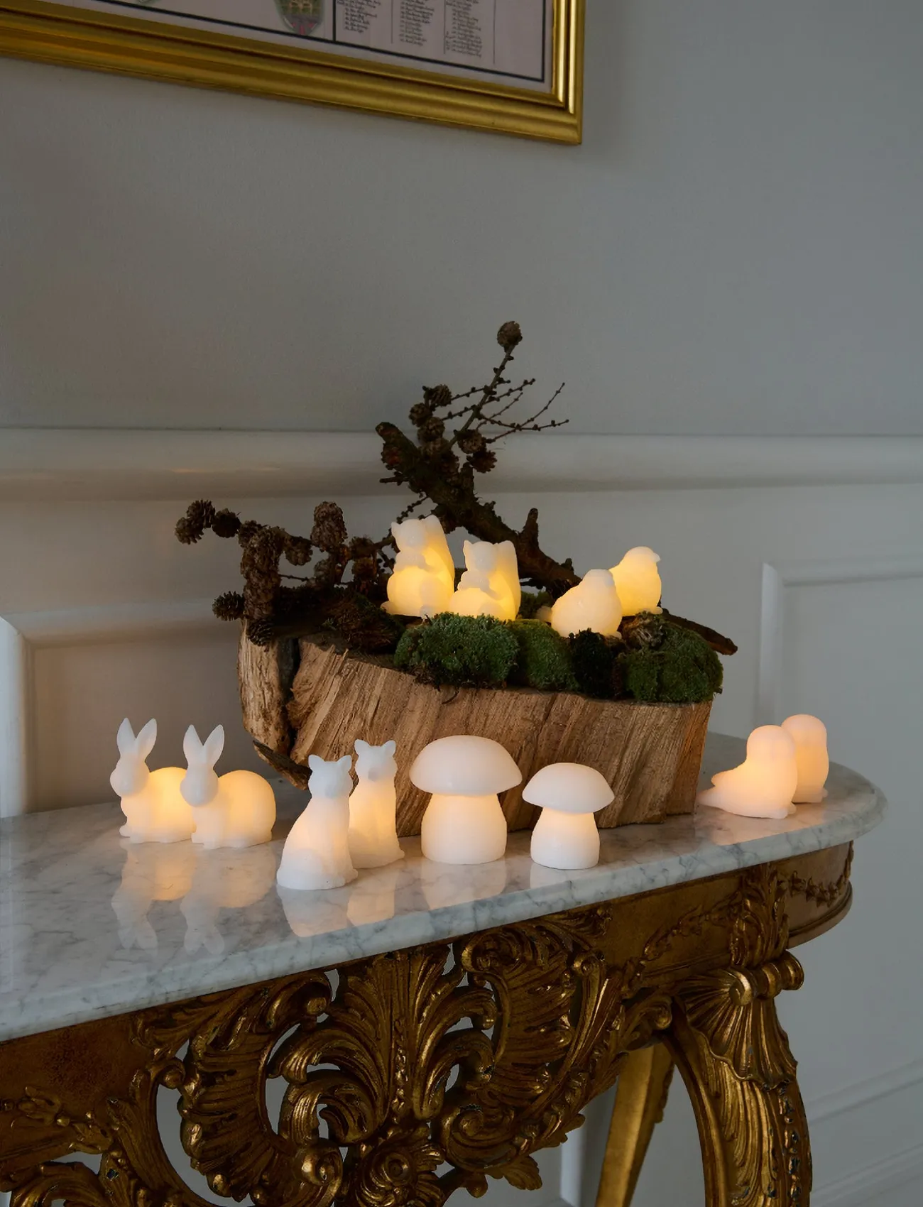 SIRIUS Bougies Décoratives^2 lampes champignons Elvina