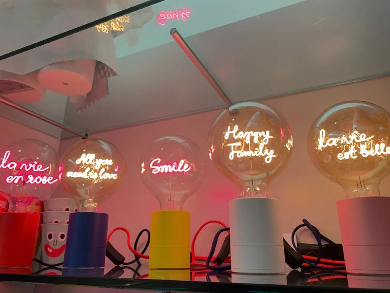 ELEMENTS LIGHTING Ampoules Message & Socles^Socle Pop pour ampoule message jaune - h 10 cm