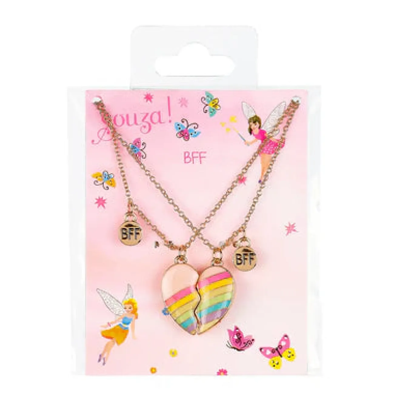 Enfant SOUZA Petits Accessoires Enfants (Maquillage, Barrettes)^2 colliers best friends coeur