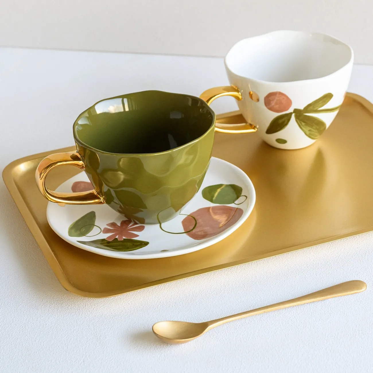 URBAN NATURE Mugs, Bols Et Tasses^Tasse Good Morning ∅ 11 cm - Kaki