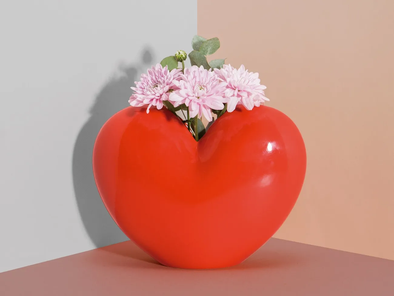 DOIY (MANTA) Vases, Caches Pot^Vase - Coeur Rouge
