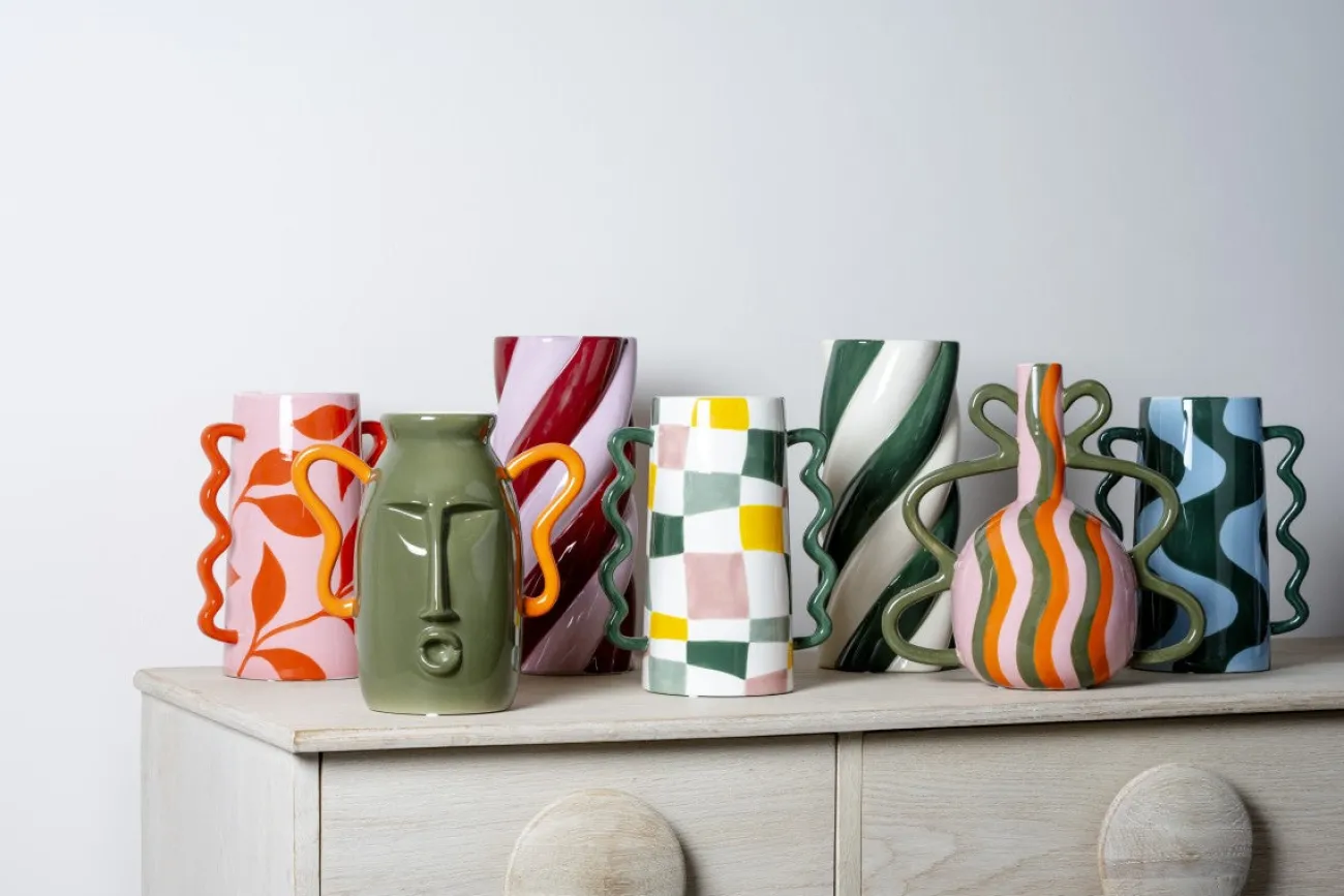 Que Rico Vases, Caches Pot^Vase Camila h. 29.5 cm - Amor Del Color