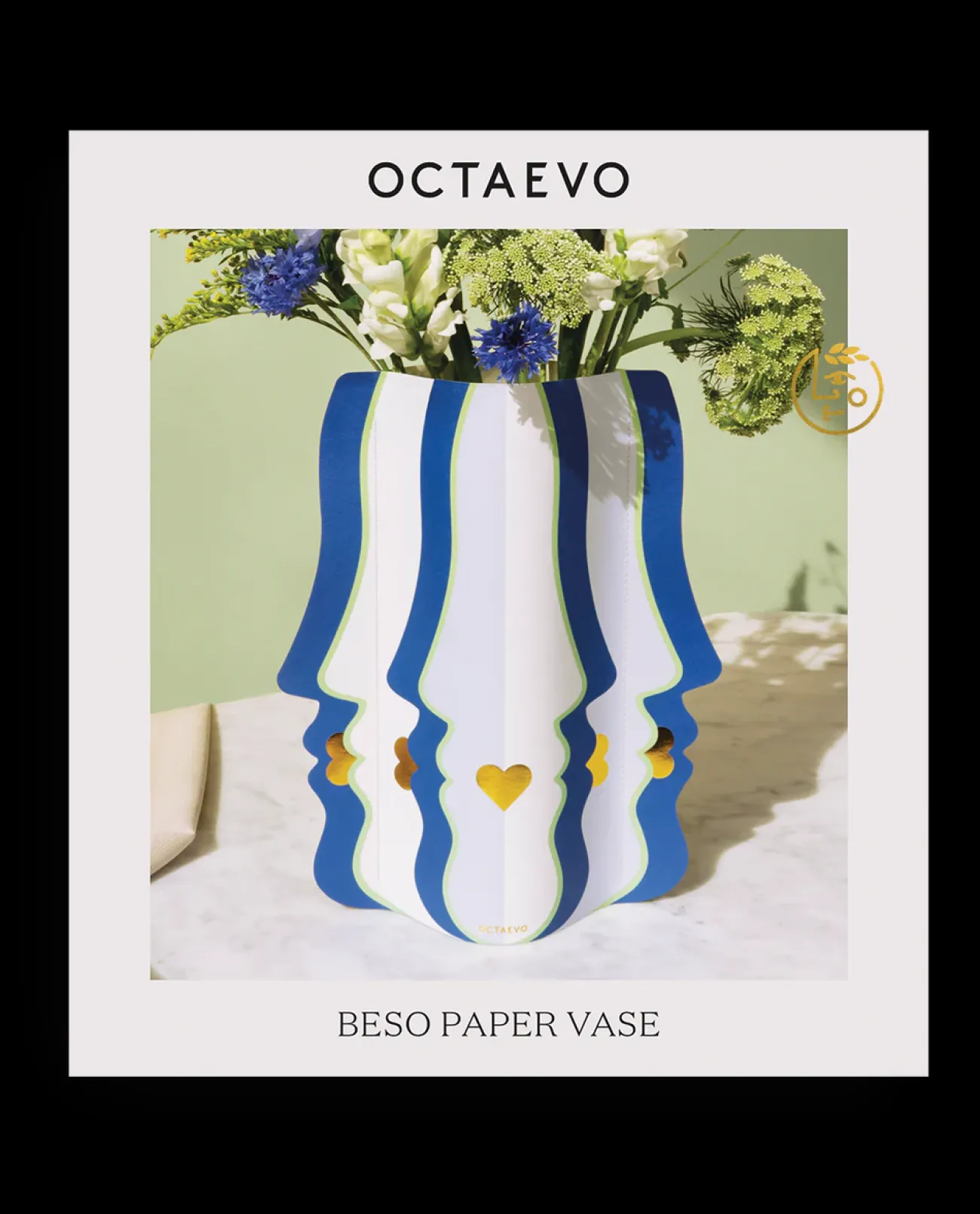 OCTAVEO Vases, Caches Pot^Vase déco papier - Beso