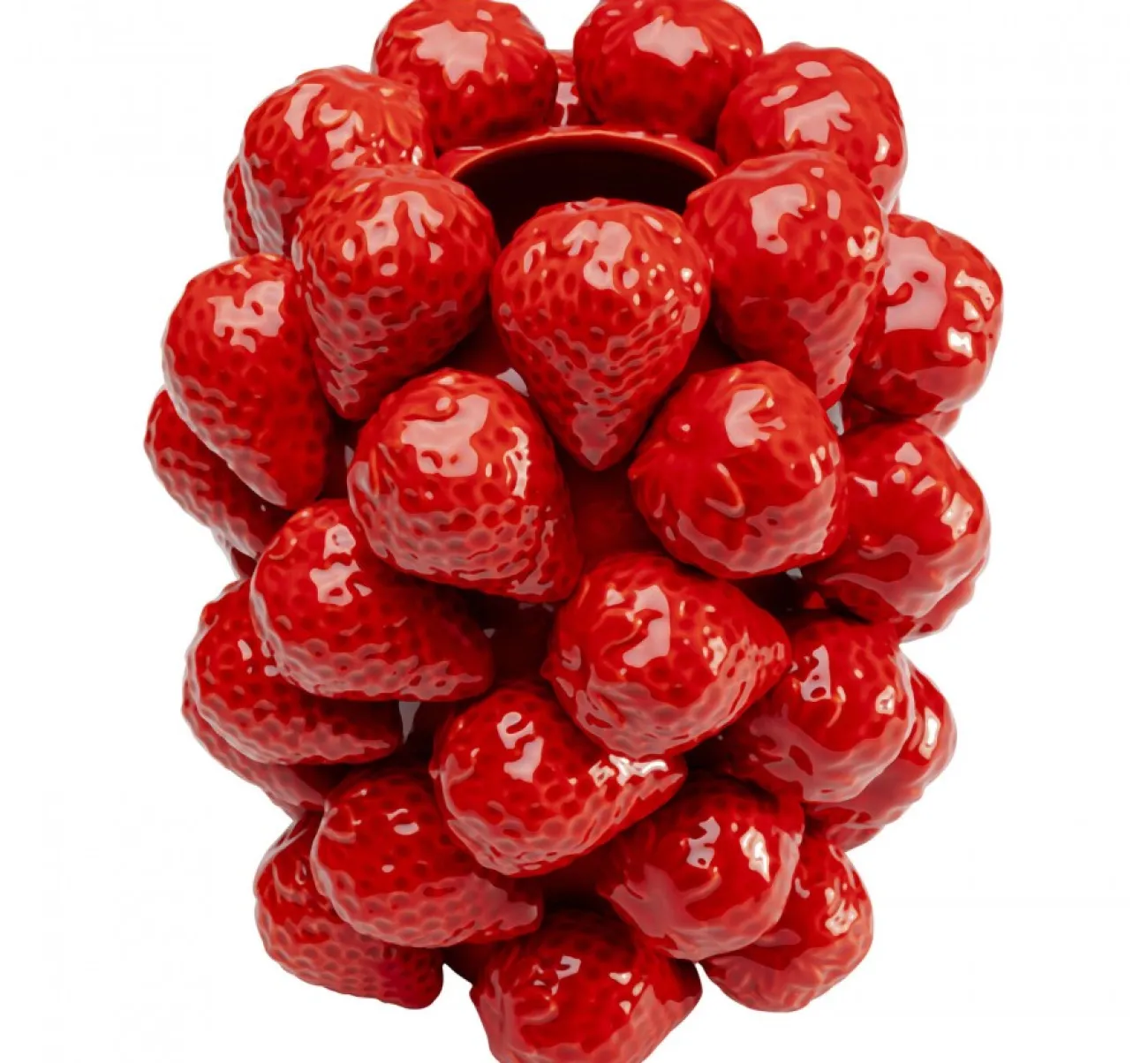KARE DESIGN Vases, Caches Pot^Vase Fraises rouges - h.24 cm