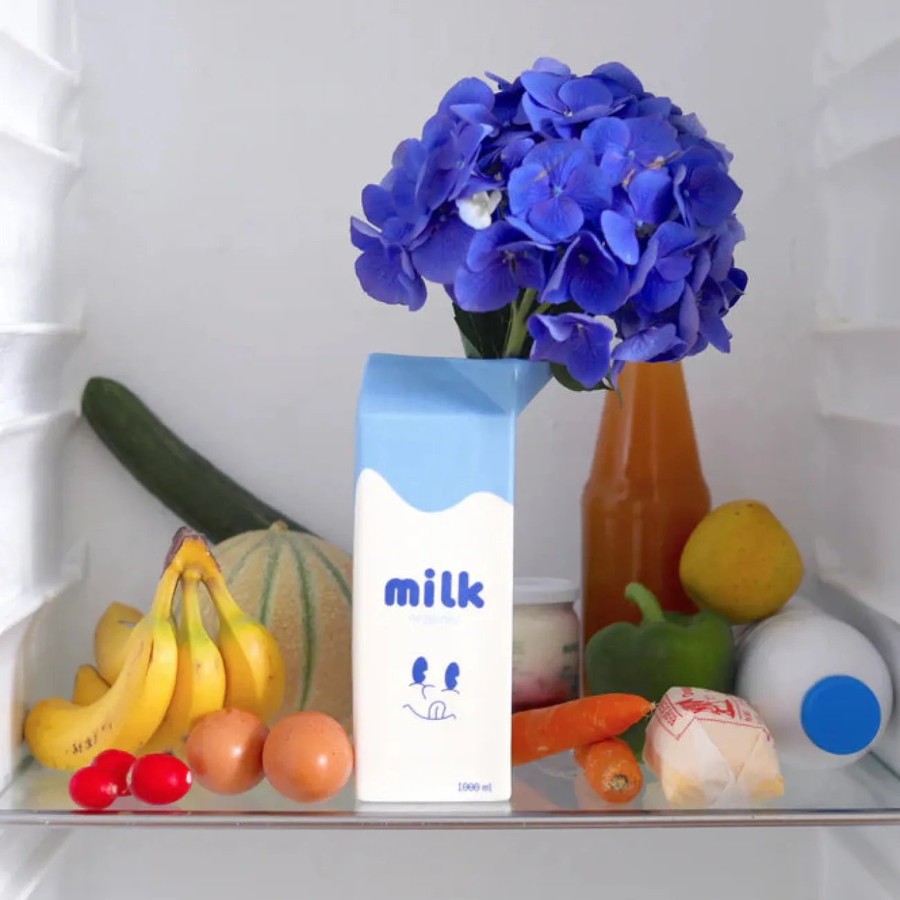 fluid market Vases, Caches Pot^Vase Milk