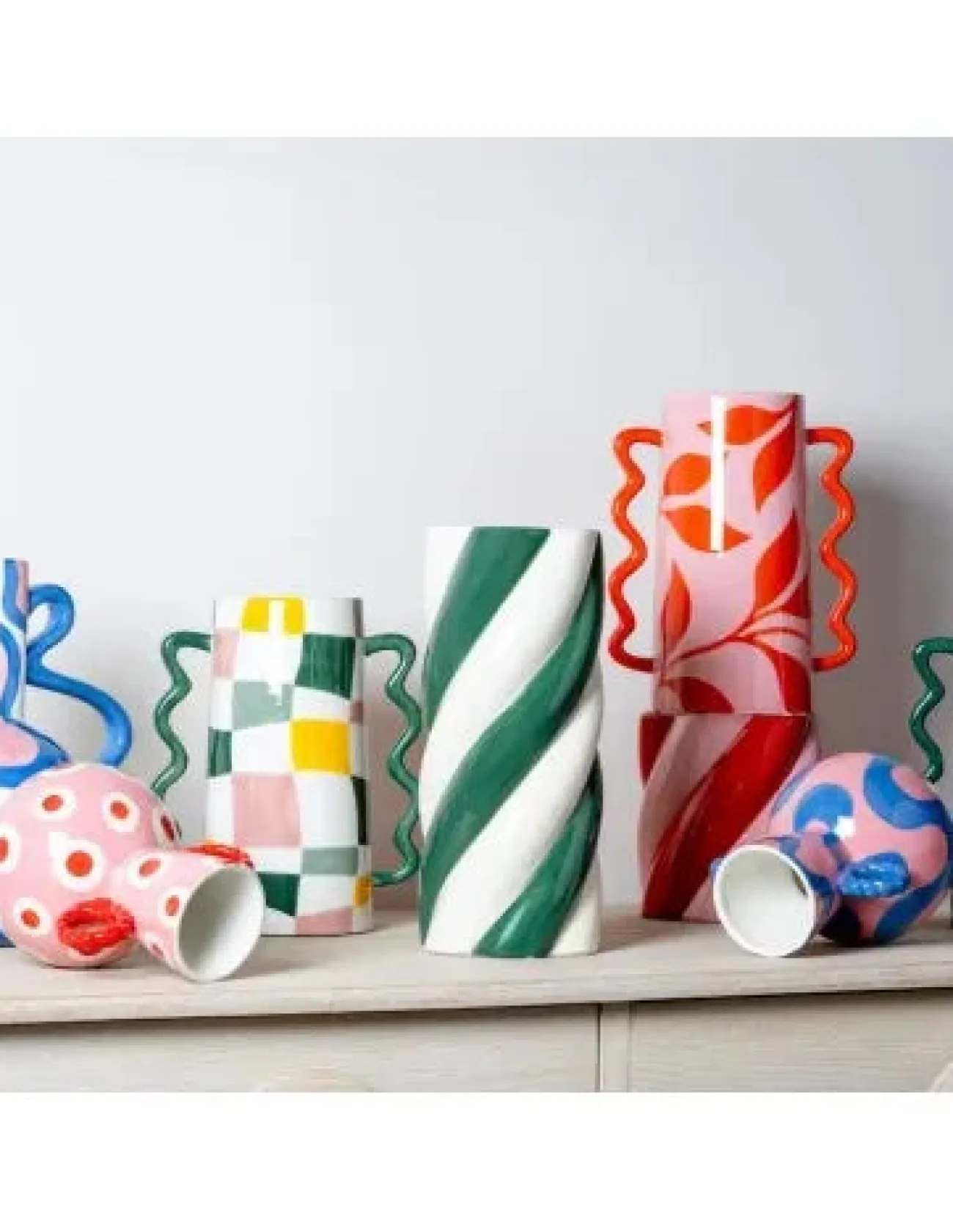 Que Rico Vases, Caches Pot^Vase Rosalia h. 19.5 cm Dancing Pots