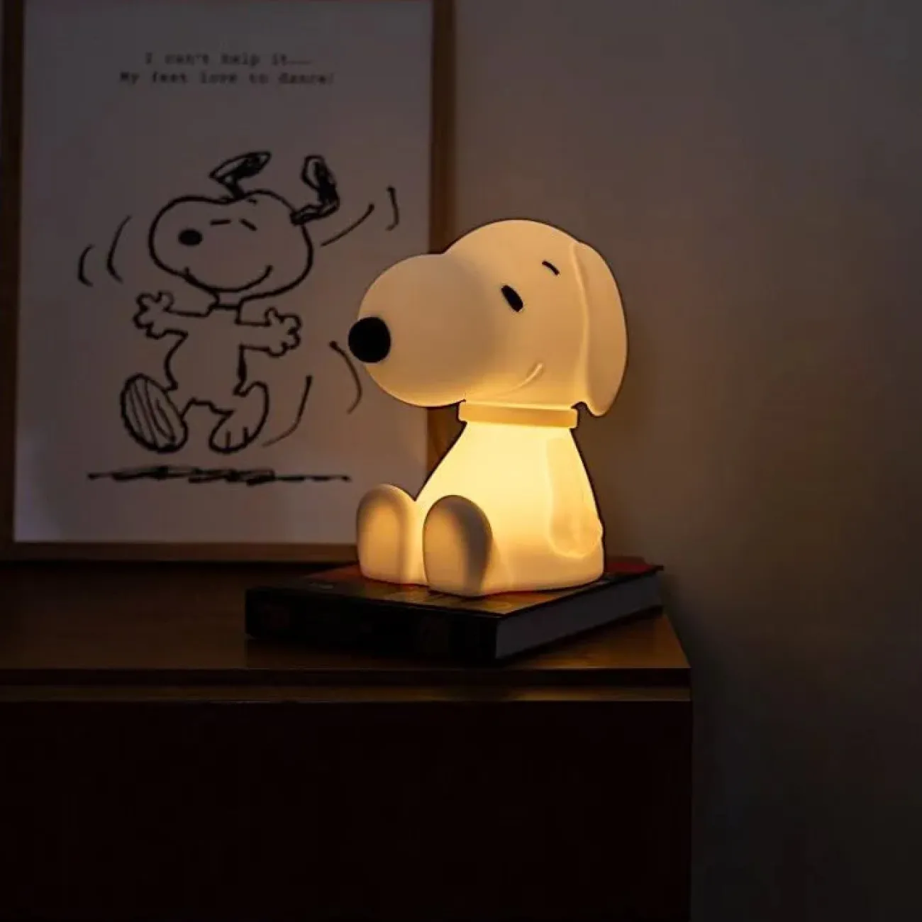 Enfant STEMPELS & CO Déco & Luminaires Enfants | Lampes Nomades (Rechargeables)^Veilleuse LED h.23 cm - Snoopy