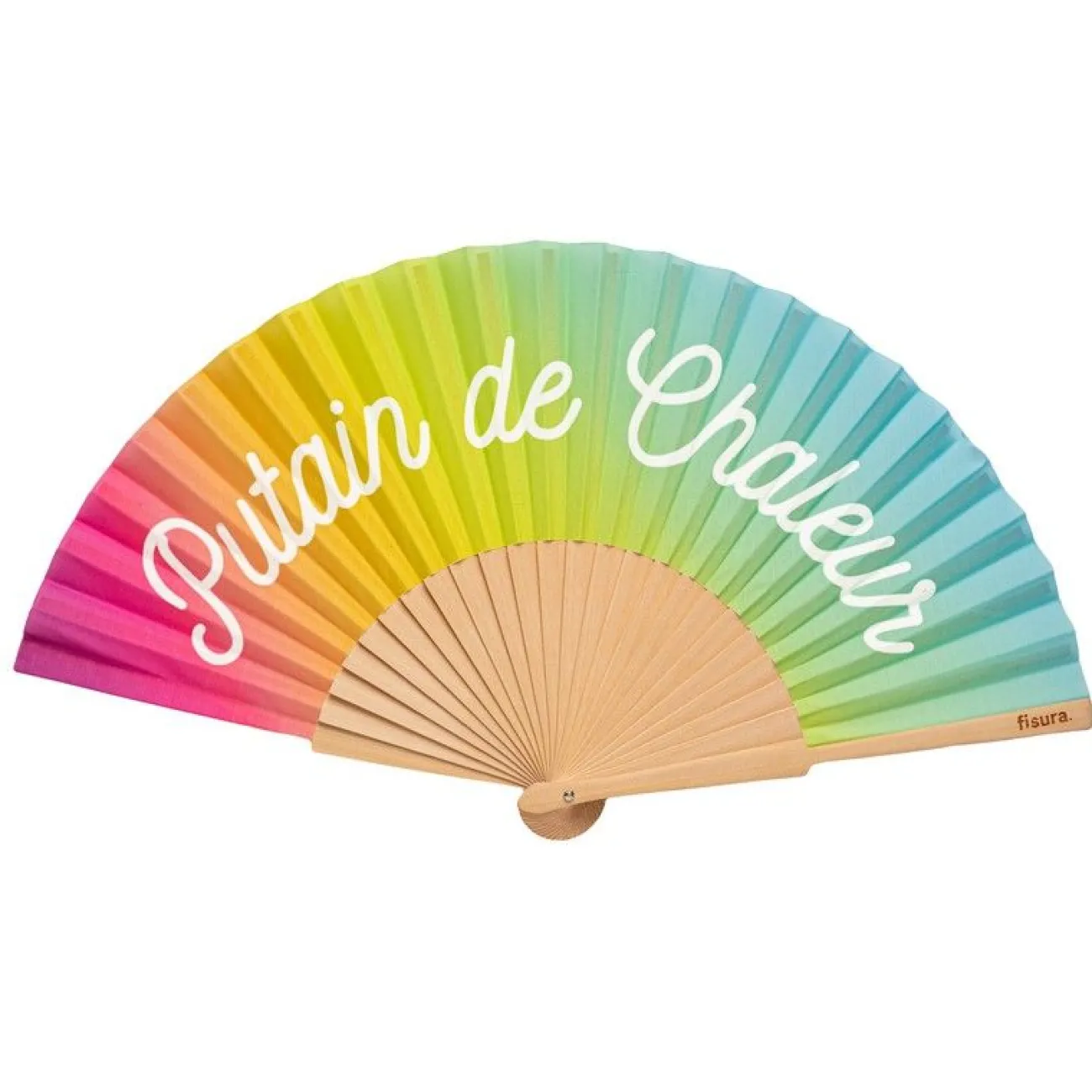 FISURA Eventails | Accessoires (Porte-Clés, Parapluies)^Éventail Phosphorescent - Putain de chaleur