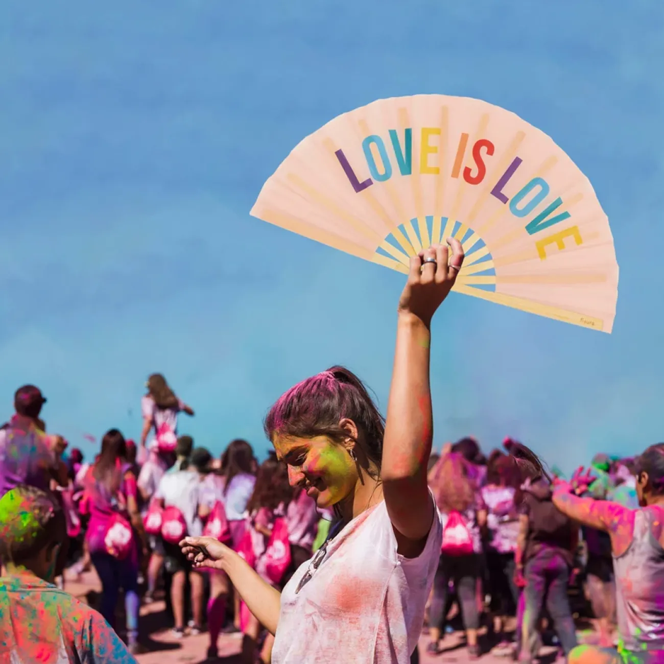 FISURA Eventails | Accessoires (Porte-Clés, Parapluies)^Éventail XXL - Love is Love