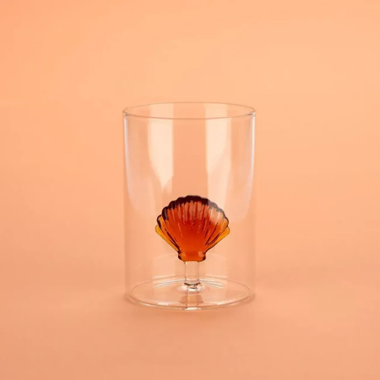BALVI Verres^Verre Coquillage - ambre