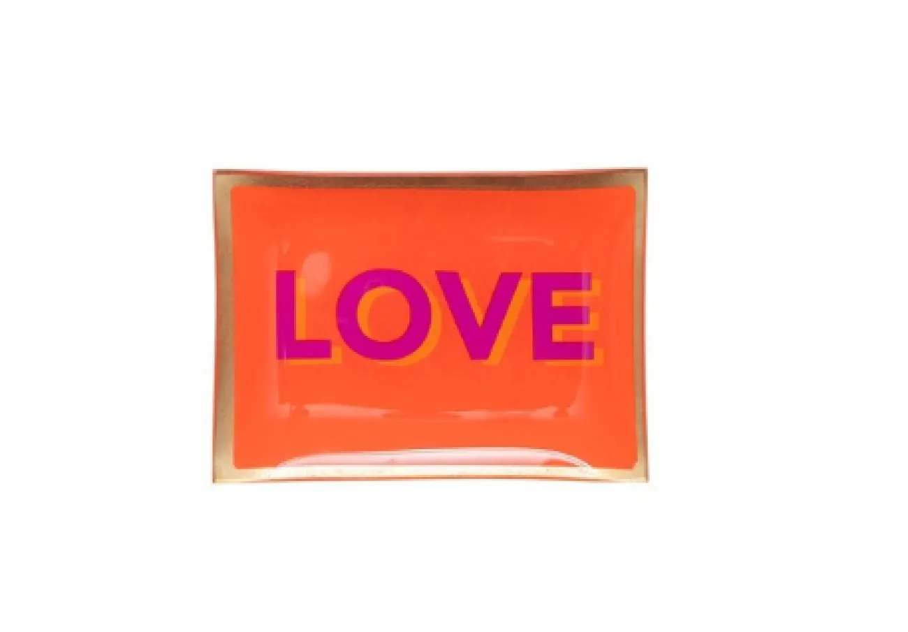 GIFT COMPANY Petits Objets Décoratifs^Vide poche Love orange