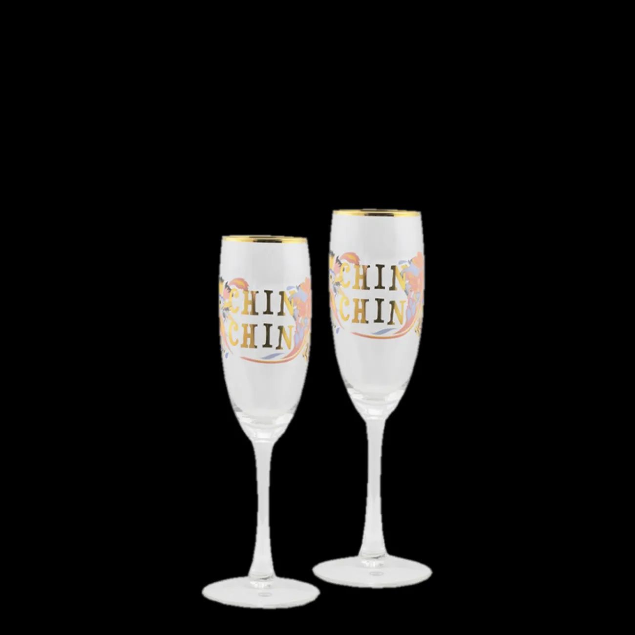 YVONNE ELLEN Verres^set de 2 flûtes à champagne